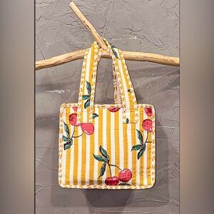 🆕🍒POL CHERRY COTTON MINI BAG